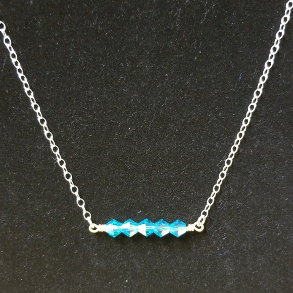 J & R Gems & Jewelry! Jewelry - Teal Crystal's Necklace!